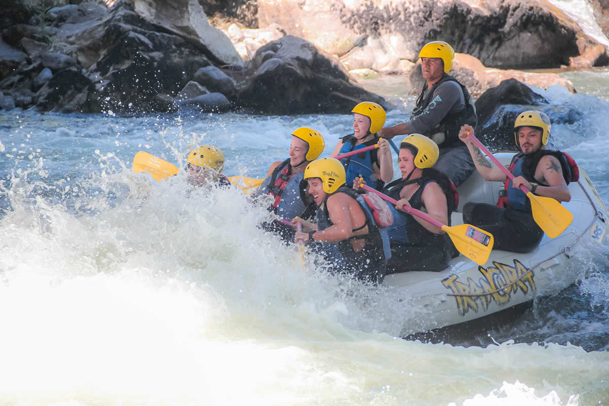 Rafting no Rio Trancura